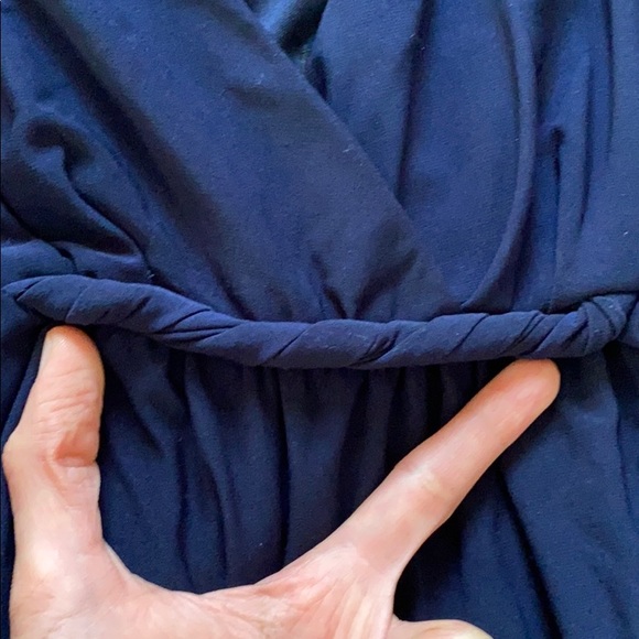 Navy halter midi dress - Picture 5 of 13